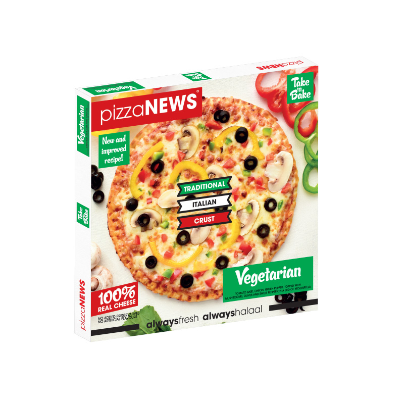 Pizzanews Take ‘N Bake Italian Crust Vegetarian Frozen Pizza – pizzaNEWS